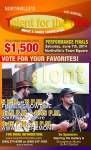 Talent for the Title Finals Poster 2014